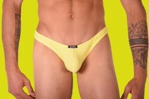 Medium SMU super soft Thong Yellow 10904 - Picture 1 of 6