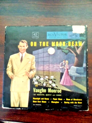 Vintage RCA Victor On The Moon Beam Vaughn Monroe Orchestra 45 RPM Box Set Vinyl - Image 1 of 4