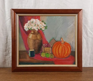 Still Life with Pumpkin, Original Art, Original Oil Painting, Artist Lukin - Imagen 1 de 10