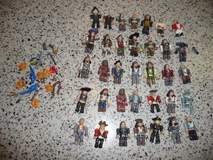 Mega Bloks Pyrates Pirates of the Caribbean 1067 1091 1066 minifigure LOT -pick! - Picture 1 of 90