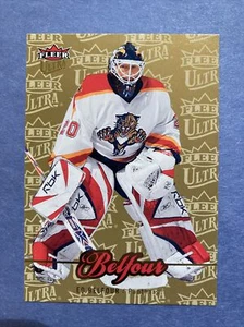 MEDAGLIONE ORO ED BELFOUR 2007-08 FLEER ULTRA #113 - Foto 1 di 2