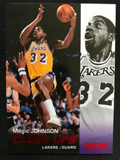 Magic Johnson Close Ups Ruby /50 Upper Deck NBA Skybox 2008-09 17/50