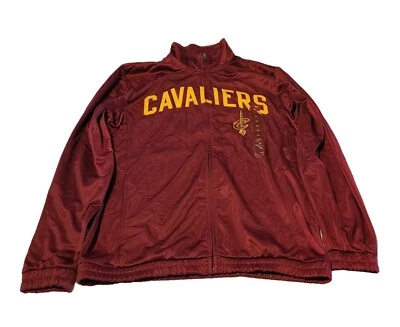 Chaqueta NBA Cleveland Cavaliers XL Vino y Dorado Nueva Con Etiquetas Cremallera Completa Cavs  Foto 1 de 4