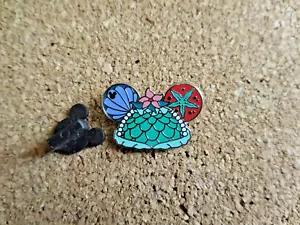 Disney ARIEL Ear Hat Hidden Mickey Disney World 2024 Pin - NEW - Picture 1 of 2