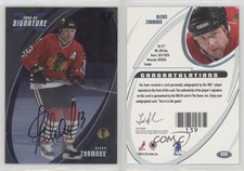 2002 ITG Be A Player Signature Series Signatures Vault Black Alex Zhamnov Auto