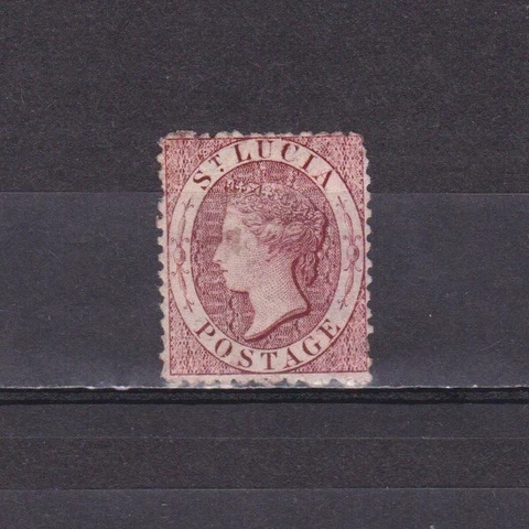 ST. LUCIA 1863, SG# 5, CV £95, Wmk Crown CC, MH Cover