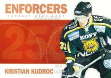 2006-07 Finnish Cardset Enforcers #2 Kristian Kudroc