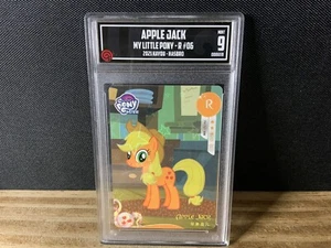 TCCG 9 Mint APPLE JACK MY LITTLE PONY -R #06 2021 KAYOU HASBRO NOT PSA Slab Holo - Picture 1 of 2
