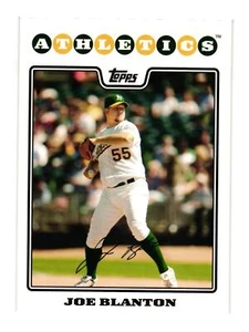 2008 Topps #436 Joe Blanton Oakland Athletics - Foto 1 di 2