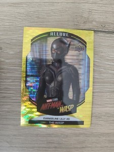 2022 UD Marvel Allure - Evangeline Lilly as The Wasp Yellow Taxi #86 
