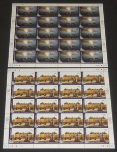 Naciones Unidas 2011 Escandinavia Patrimonio Mundial Nórdico conjunto de 6 hojas de 20 NH - Imagen 1 de 4