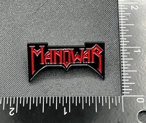 MANOWAR - Enamel Pin Heavy Metal Rock Band Brooch Pin - Picture 1 of 1