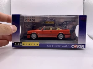 Vanguards Corgi 1:43 BMW E30 Alpina C2.5 Convertible Brilliant Red VA13700 - Picture 1 of 6