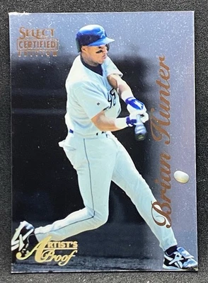 1996 Select Certified Artist's Proof #83 Brian Hunter /500 Houston Astros - Image 1 of 3