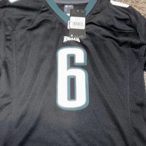 Philadelphia Eagles Devonta Smith Black Jersey YOUTH XL Nike - Picture 1 of 4