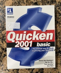 Quicken 2001 Basic Software Windows 95/98/NT 4/2000 - Picture 1 of 4
