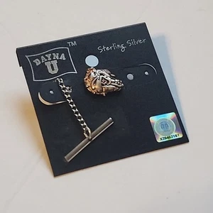 Gonzaga Bulldoggen Sterling Silber Krawattennadel Ncaa Neu! - Bild 1 von 11