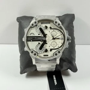 Reloj Diesel DZ7421 Mr Daddy 2.0 Cronógrafo Plateado Acero Inoxidable 57mm con Caja - Imagen 1 de 5
