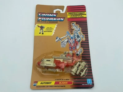 Transformers G1 1990 Blades Defensor classic gold MOSC Europe MB hasbro - Image 1 of 4