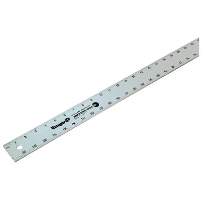 SIM SUPPLY BLOCKED BRAND Aluminum Straight Edge, Heavy-Duty, 96 in L, SAE Level 4008 15812040083