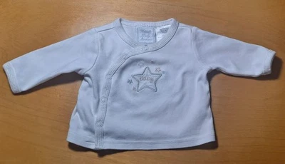 Koala Baby Boutique Unisex Newborn Baby White Top/Stars/Embroidered  sz 0-3 mos - Image 1 of 4