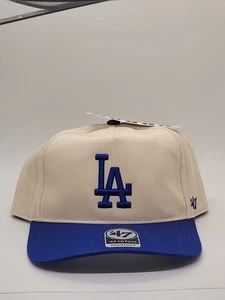 Gorra ajustable con enganche de dos tonos natural marca MLB '47 de los Dodgers de Los Ángeles - Imagen 1 de 5