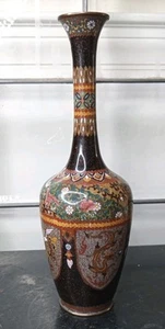 Antique Japanese Meiji Cloisonné Enamel Dragon Vase 19th Century. 10" c - Picture 1 of 16