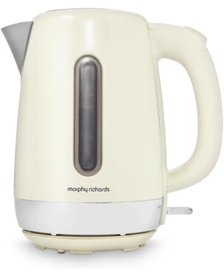 Morphy Richards Equip Hervidor de agua 1,7 L Crema filtro cal extraíble de ebullición rápida Foto 1 de 4