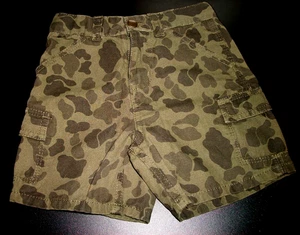 Carhartt Toddler Boys GREEN Camo Cargo Shorts 4T ADJUSTABLE INNER WAIST Rugged - Picture 1 of 9