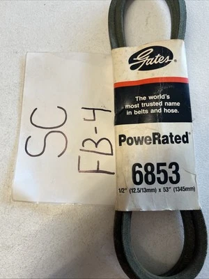 Gates Standard PoweRated FHP Medium Horse-Power V-Belt, 6853 - Image 1 of 2