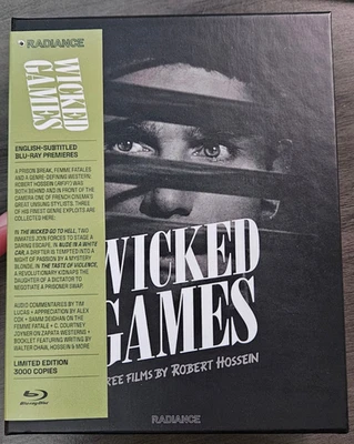 Wicked Games: Three Films by Robert Hossein RADIANCE Blu-ray Box Set - Imagem 1 de 3