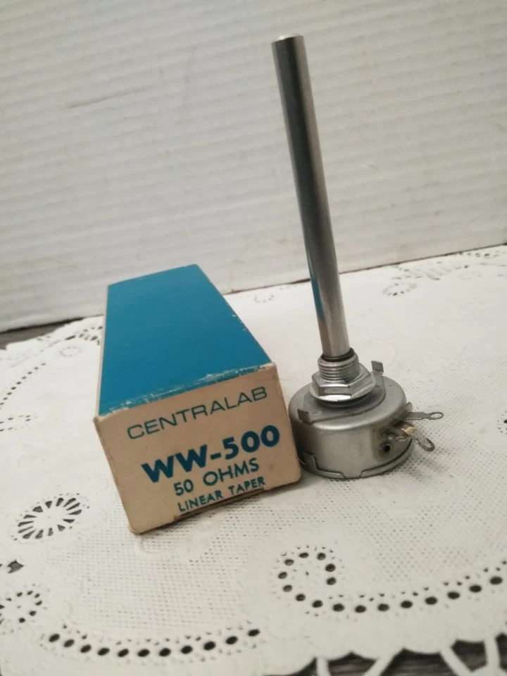Centralab Ww-500 50 Ohm 5 W Linear Taper Potentiometer