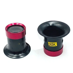 20 x lente di ingrandimento occhio lente di ingrandimento gioielli orologio strumento lente di ingrandimento monoculare - Foto 1 di 5