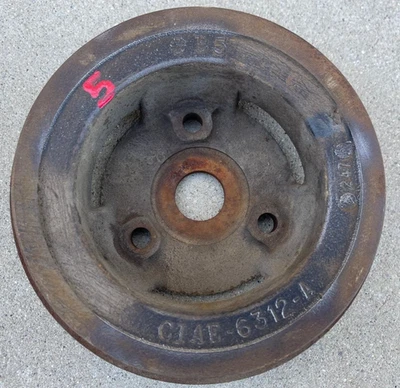 Polea cigüeñal Ford Thunderbird C1ae-6312-A polea de 2 ranuras 1961-1964 #5 Foto 1 de 4
