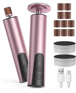 Removedor eléctrico de piel dura para limas de pies, removedor eléctrico de callos de pies y uñas 2 en 1 - Imagen 1 de 7