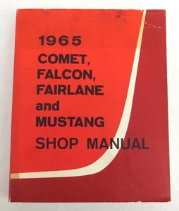 1965 Ford  Falcon, Fairlane, Mustang Mercury Comet Shop Manual 1st Printing 1964 - Picture 1 of 5