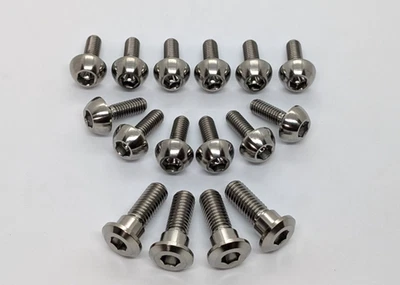 Honda CBR1000RR Titanium disc bolt kit Fireblade 2004-2013 full Ti rotor bolts - Image 1 of 4
