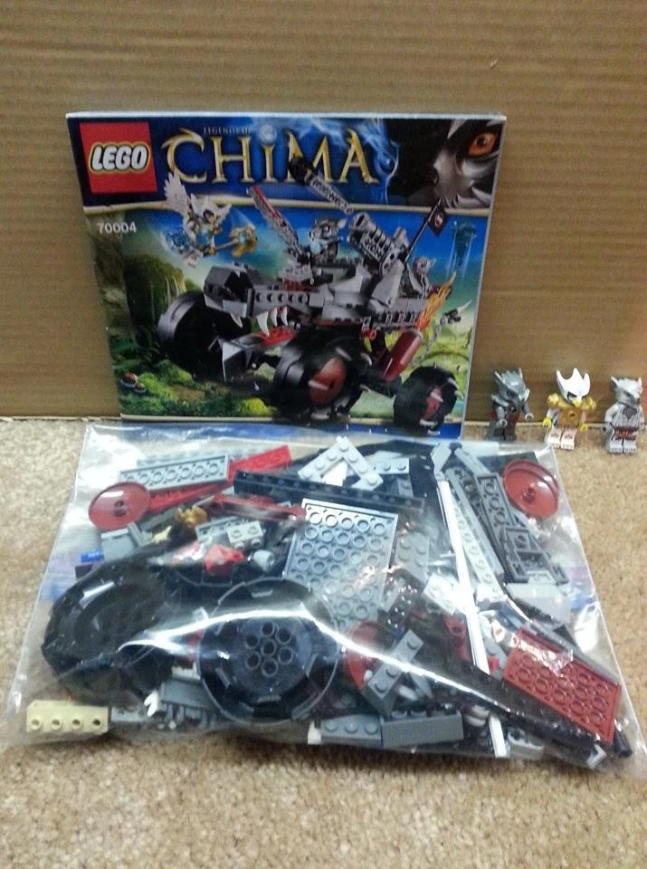 Lego Chima Wakz' Pack Tracker 70004 COMPLETO com instruções sem caixa - Imagem 1 de 1
