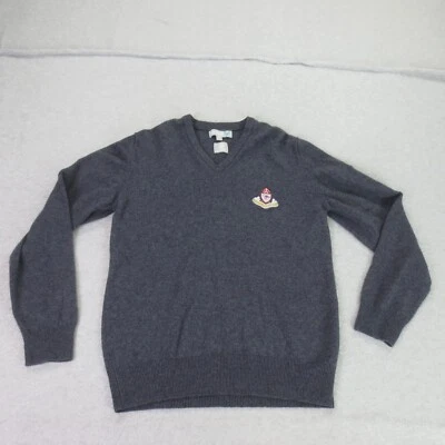 Мужской свитер Lyle & Scott средний серый Port Marnock клюшка для гольфа чистая шерсть Шотландия - Изображение 1 из 4