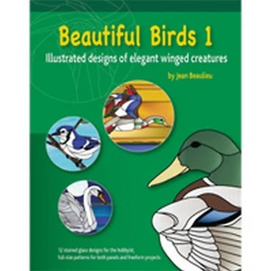 Libro de patrones de vidrieras - HERMOSAS AVES 1 - Imagen 1 de 1