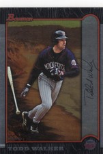 1999 Bowman Chrome International Refractor Todd Walker #21