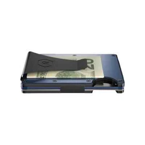 Ridge Wallet Alpine Navy Aluminum w/ Money Clip (RW-AUWAI102602) - Picture 1 of 6
