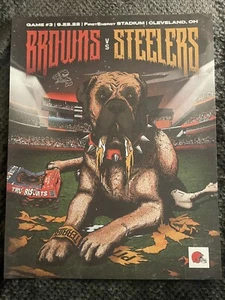 Cleveland Browns vs Pittsburgh Steelers 11x14 Game Day Poster Dawg NFL 9/22/2022 - Picture 1 of 1