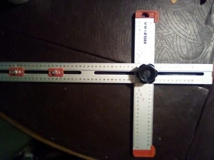 2in1 60cm Drilling Positioning Ruler High Precision Angle Ruler Woodworking Tool - Picture 1 of 1
