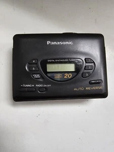 Panasonic RQ-V186 Sintetizzatore Digitale a Batteria Nero Sintonizzatore Lettore Cassette - H06 - Foto 1 di 6