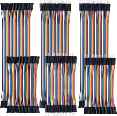 LIGHTS OF GERMANY 240x Dupont Kabel 10&20 cm MM WW MW Jumper Draht Brücke Arduino Raspberry Pi DIY