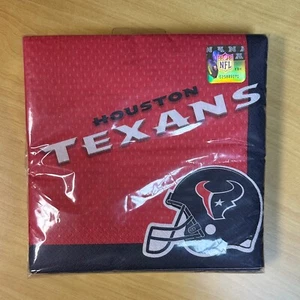 Houston Texans NFL Fútbol Fiesta Banquete Almuerzo Servilletas 36 unidades 2 capas - Imagen 1 de 3