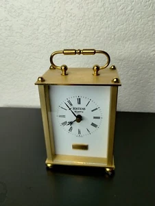 Jostens Brass Mantle Clock Made In Germany - Picture 1 of 3