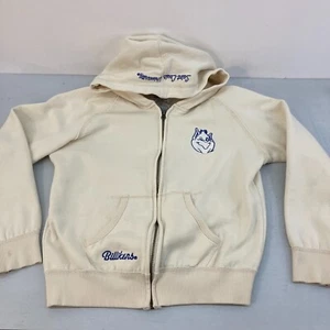 St Louis University Billikens Hoodie Youth Medium Ivory Embroidered Pullover - Picture 1 of 13