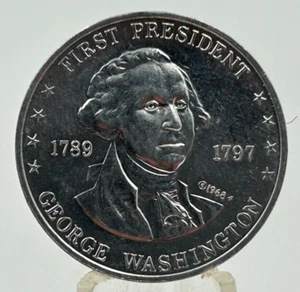 VINTAGE SHELL'S MR. PRESIDENT george washington COIN GAME TOKEN - Picture 1 of 2